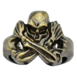 Max Knives PA32 — Zinc alloy skull ring worn on finger or neck