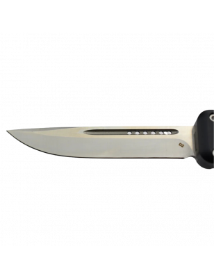 Couteau à Lame Fixe en Acier D2 - Longueur 88mm, Épaisseur 3mm, Manche