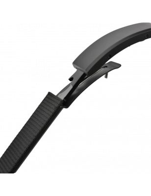 Couteau boucle de ceinture - Lame courbée en acier