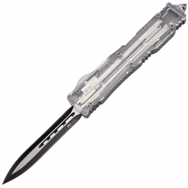 MAXKNIVES - MKO23DEC - Couteau automatique OTF transparent