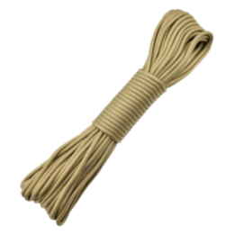 Max Knives PARA15D — Paracorde 4 mm, longueur de 15 m, coloris désert