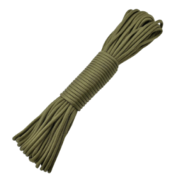 Max Knives PARA15V — Paracorde 4 mm, longueur de 15 m, coloris vert