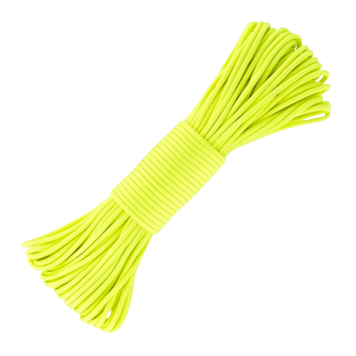 Max Knives PARA30PHJ — 4 mm glow paracord, 30 metres, yellow