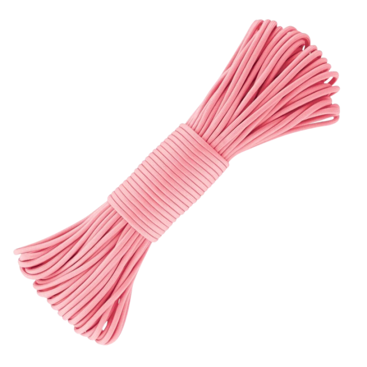 Max Knives PARA30PHR — 4 mm glow-in-the-dark paracord, 30 m, pink