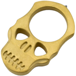 Max Knives PASKLS — One-finger sandblasted brass impact tool