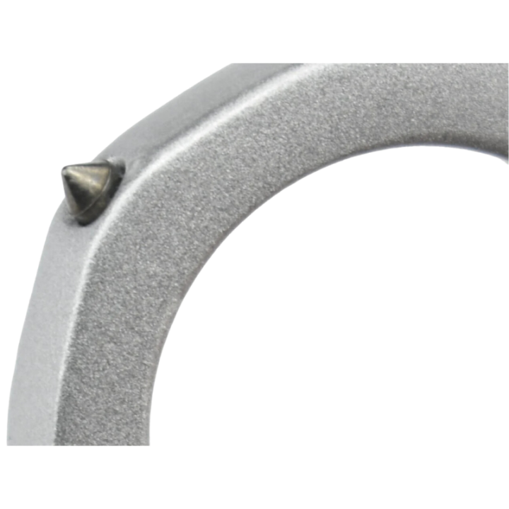 Max Knives PASKS — One-finger silver aluminium impact tool, skull — view 2