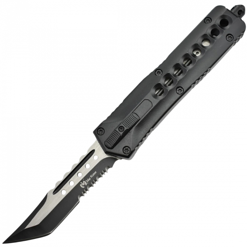 MAXKNIVES -  MKO5 - Couteau automatique OTF aluminium anodise noir