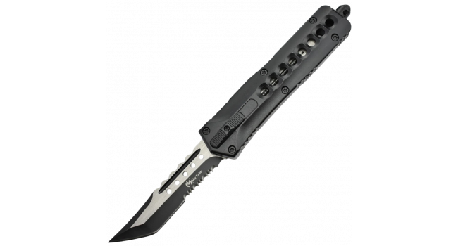 MAXKNIVES -  MKO5 - Couteau automatique OTF aluminium anodise noir