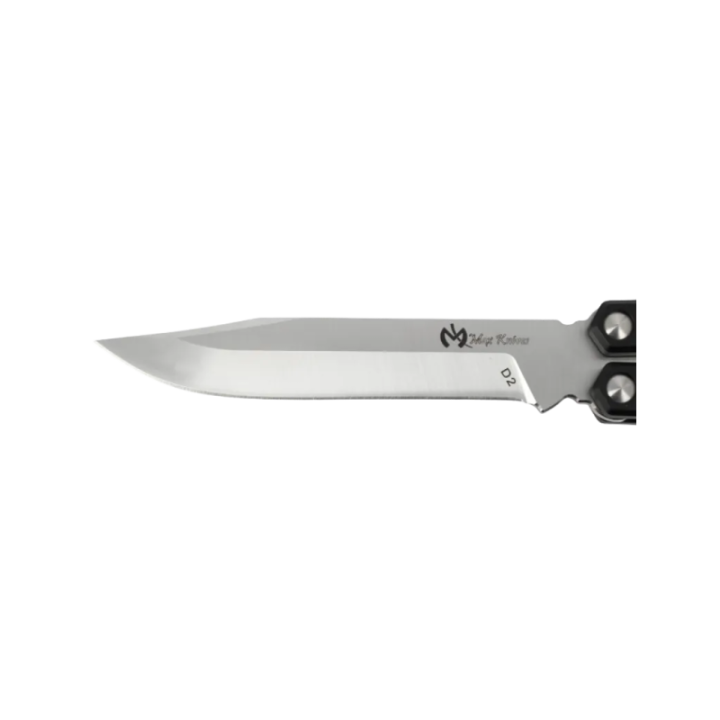 Max Knives PBF-1 — Clip Point Butterfly Knife, D2 Steel, V-Ridge Handle — view 4