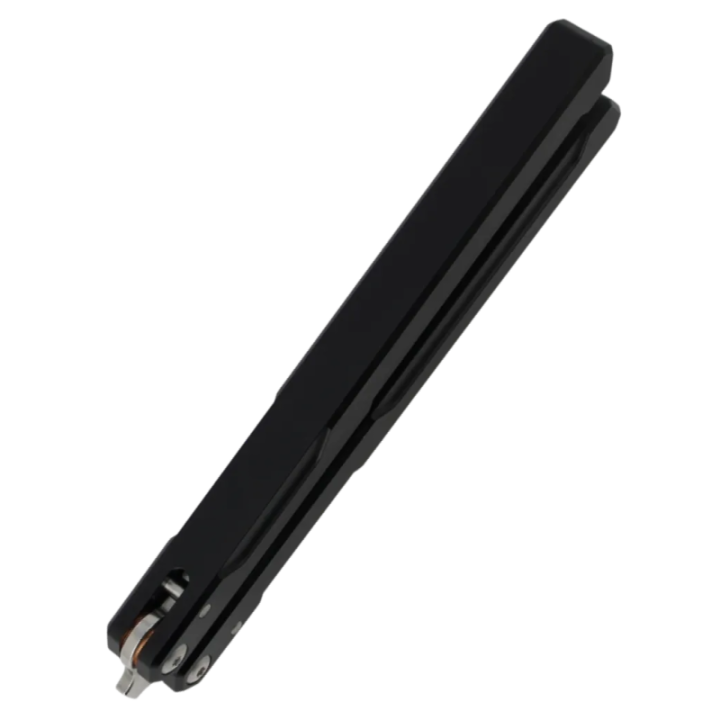 Max Knives PBF-2 — Tanto Butterfly Knife, D2 Tool Steel, V-Ridge Handle — view 2