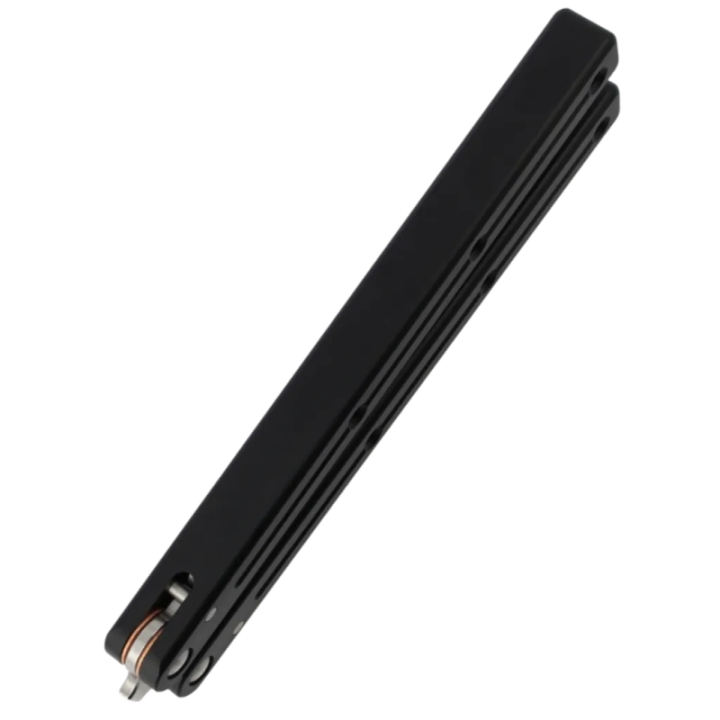 Max Knives PBF-3 — Couteau papillon clip point, acier D2, manche ajouré — vue 3