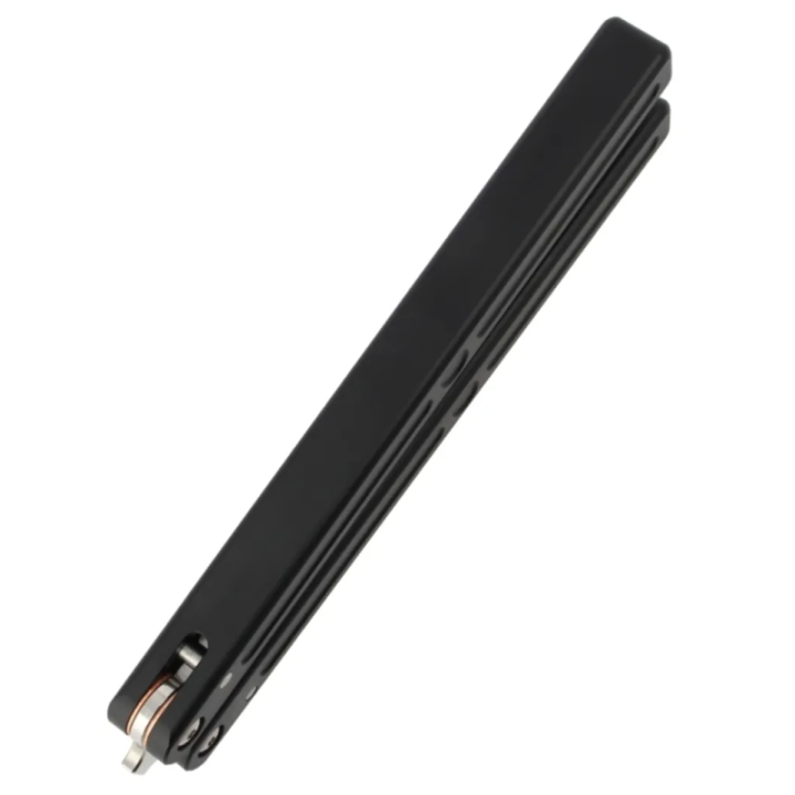 Max Knives PBF-6 — Couteau papillon tanto, acier D2, manche à disques usinés — vue 2