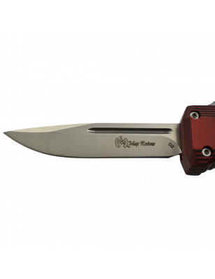 MAXKNIVES - MKO4G10RDP - Couteau automatique rouge et noir lame drop point