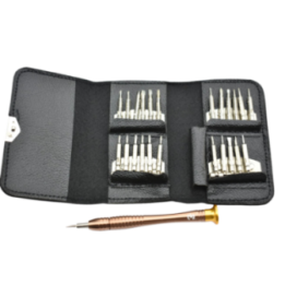 Max Knives SETV — Precision screwdriver set, 24 bits, storage case