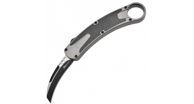 MAXKNIVES - MKO12S2 - Couteau Karambit automatique OTF lame acier manche aluminium