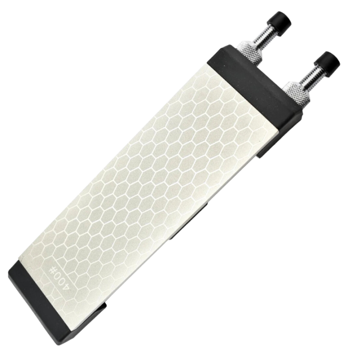 Max Knives SP55 — Affûteur diamant deux faces 400/1000, support universel