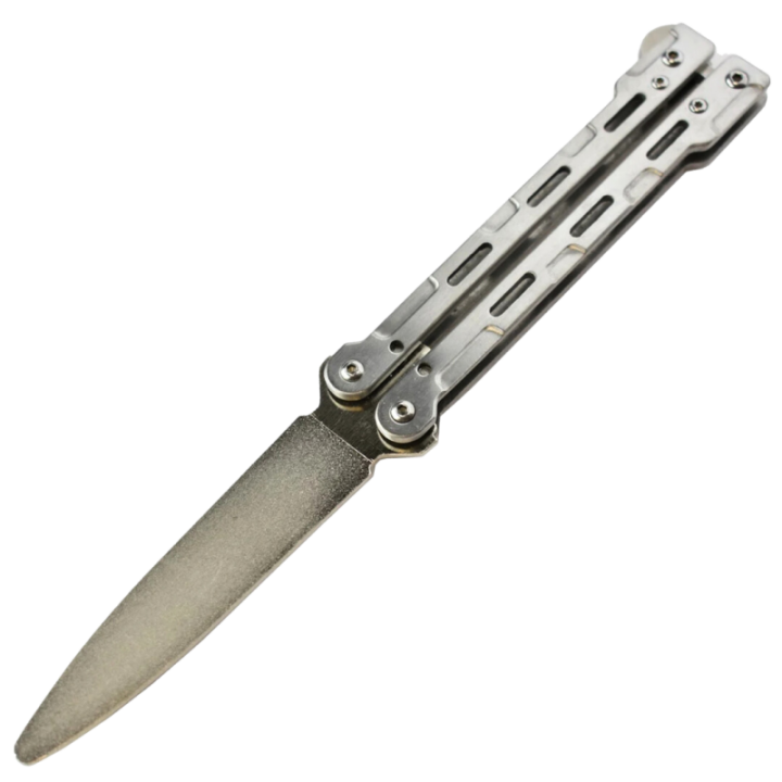 Max Knives SP60 — Steel folding diamond sharpener with safety lock