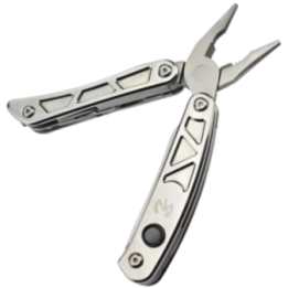 Max Knives T1 — Outil multifonction à pince, 2 LED, étui cordura