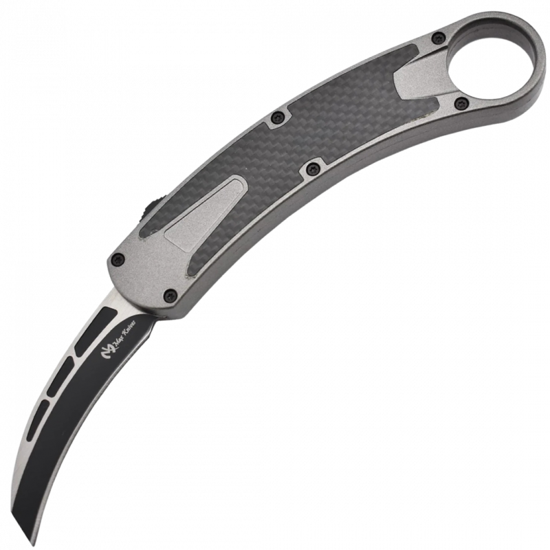 MAXKNIVES - MKO12S1 - Couteau Karambit automatique OTF lame acier manche aluminium