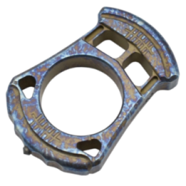Max Knives TIKNU1+C — One-finger crazy anodised titanium tool