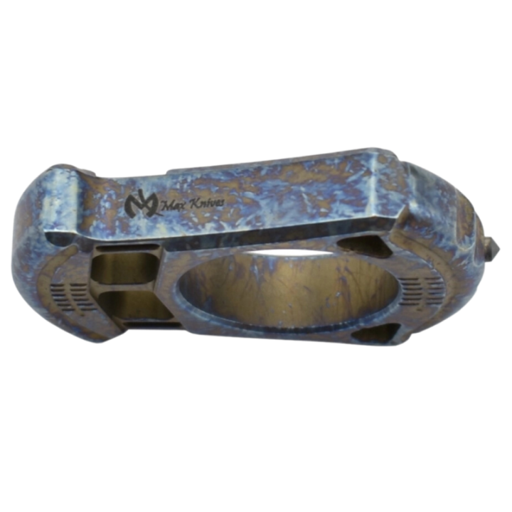 Max Knives TIKNU1+C — Outil d'impact un doigt titane anodisé crazy — vue 4