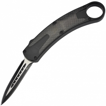 Couteau Karambit à ouverture automatique double action OTF - Lame doub