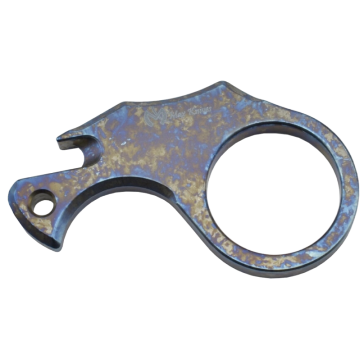 Max Knives TIKNU2+C — Crazy anodised titanium one-finger tool, 26 g — view 2