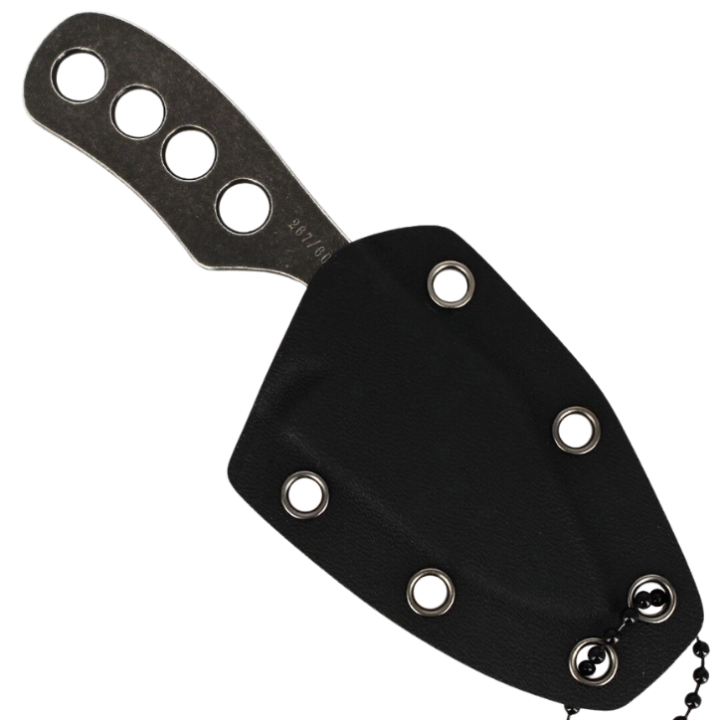 Fred Perrin FP2303 — Neck Bowie, 440C Steel, Kydex Neck Sheath — view 3