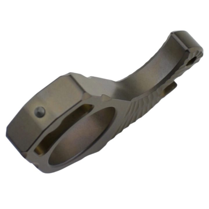Max Knives TIKNU3+ — One-finger anodised titanium tool, 78 mm — view 3