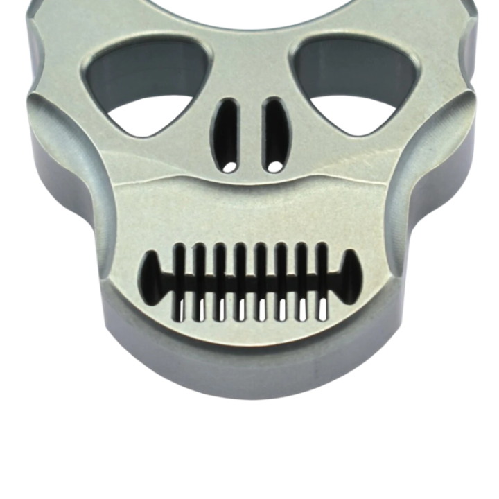 Max Knives TIKNU4+ — Impact Skull in anodised titanium, 12 mm thick — view 3