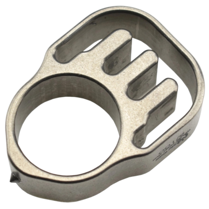 Max Knives TIKNU6 — Outil de poche titane satiné, brise-vitre carbure — vue 2