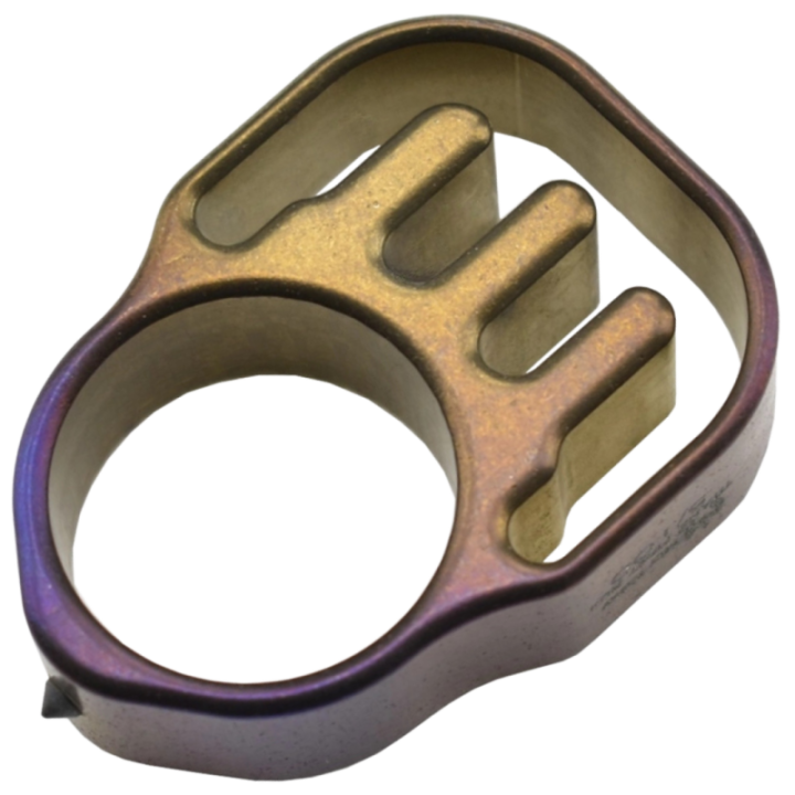 Max Knives TIKNU6+ — Anodised titanium pocket tool, 37 × 51 mm — view 3
