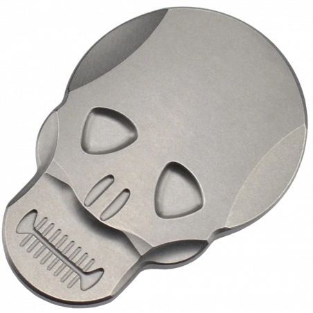 Pince à Billet en Titane avec Design de Crâne - Modèle MKSMC
