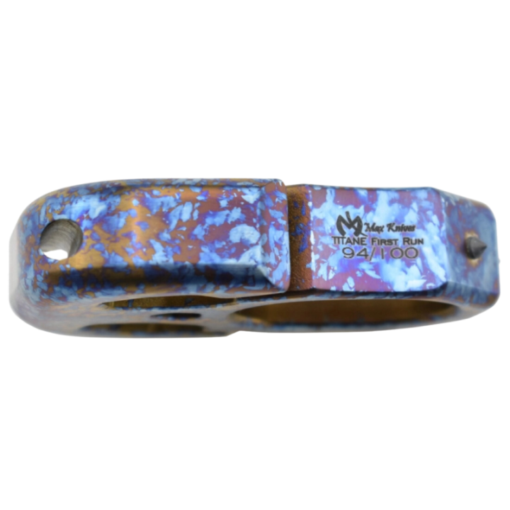 Max Knives TIKNU8+C — Crazy anodised titanium tool, 65 × 45 mm — view 2