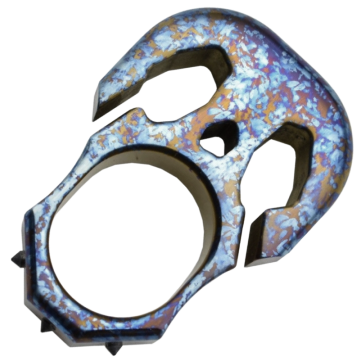 Max Knives TIKNU8+C — Crazy anodised titanium tool, 65 × 45 mm — view 3