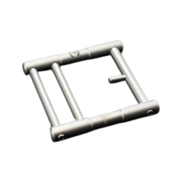 Max Knives FP2401C — Titanium glass-breaker buckle with 130 cm leather belt