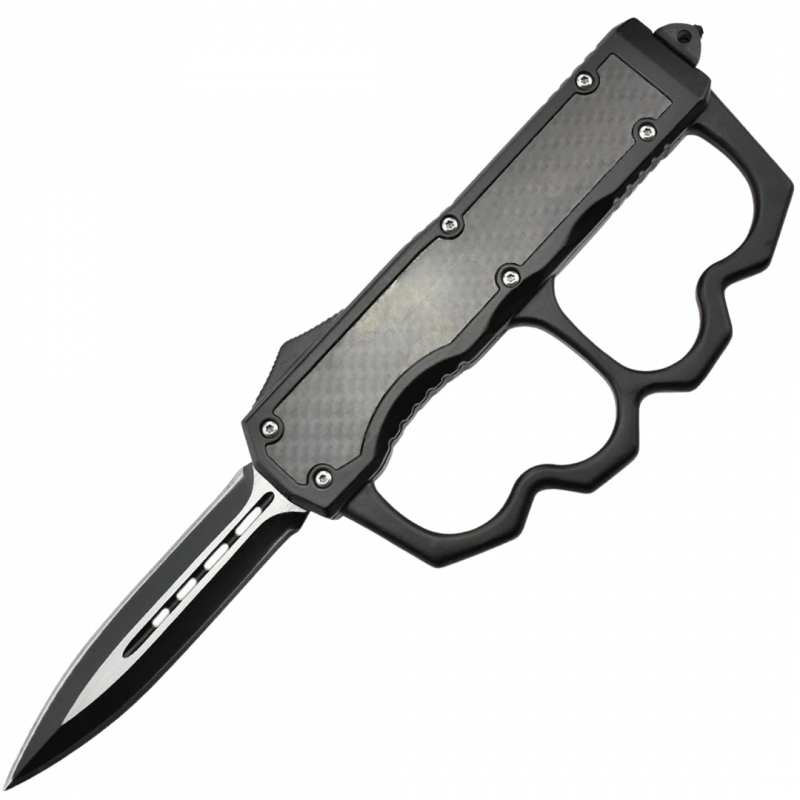 MAXKNIVES - MKO20 - Couteau automatique OTF poing americain lame acier manche aluminium