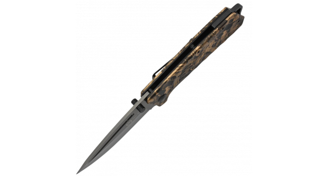 MAXKNIVES - MK142 - Couteau pliant ouverture assistee acier 3Cr13 et aluminium