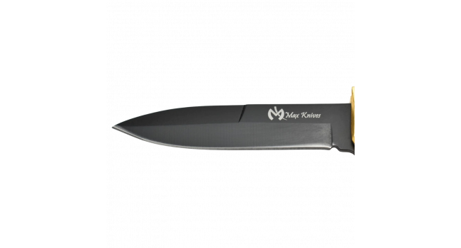 MAXKNIVES - MK156 - Couteau a ouverture assistée poing américain US1918 aluminium doré