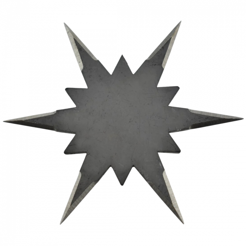 MAXKNIVES - NS142 - Ninja Shuriken 6 branches acier 420 noir