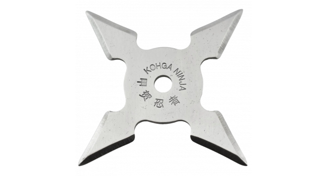 MAXKNIVES - NS150 - Ninja Shuriken 4 branches acier 420 silver