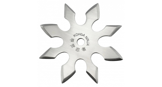 MAXKNIVES - NS151 - Ninja Shuriken 8 branches acier 420 silver