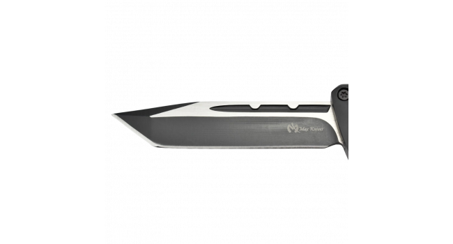 MAXKNIVES - MKO14B1 - Couteau automatique poing americain lame acier manche zinc aluminium