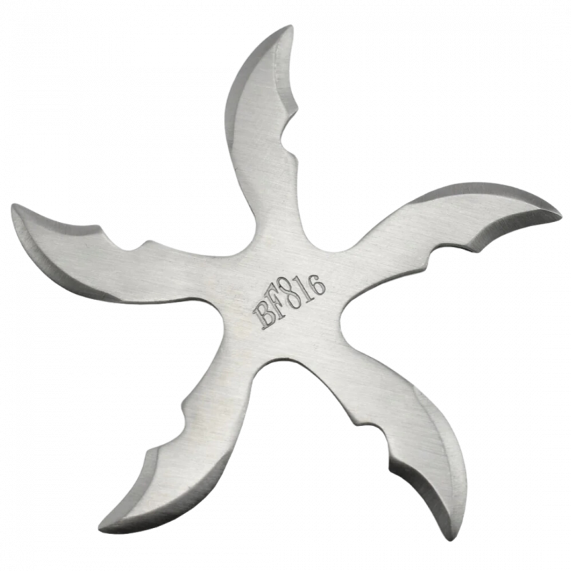 MAXKNIVES - NS146 - Ninja Shuriken 5 branches acier 420 silver