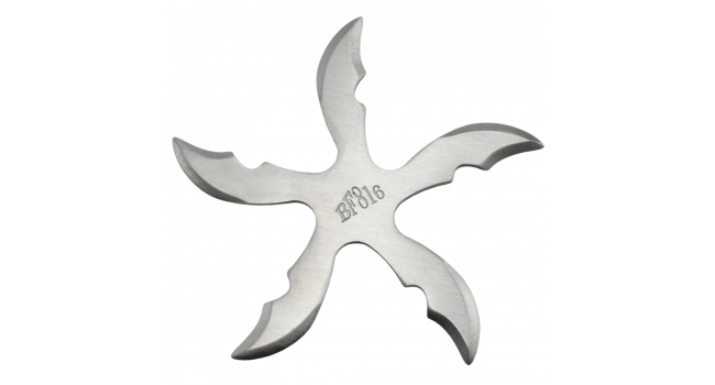 MAXKNIVES - NS146 - Ninja Shuriken 5 branches acier 420 silver