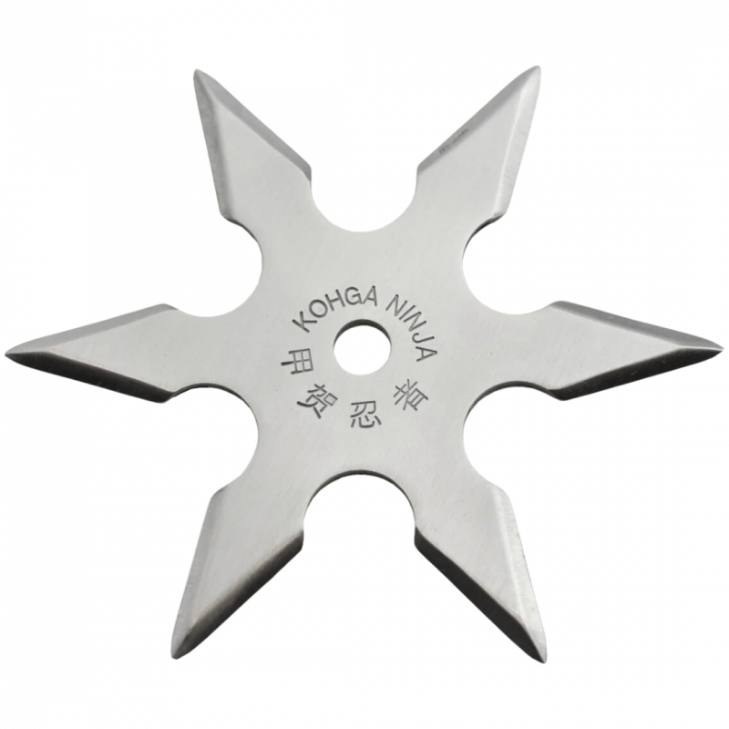 MAXKNIVES - NS149 - Ninja Shuriken 6 branches acier 420 silver