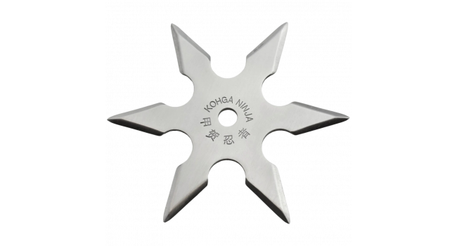 MAXKNIVES - NS149 - Ninja Shuriken 6 branches acier 420 silver