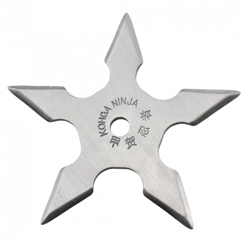 MAXKNIVES - NS152 - Ninja Shuriken 5 branches acier 420 silver