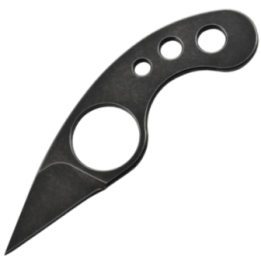 Fred Perrin FPBGK — La Griffe black, acier 440 stonewash, émouture double