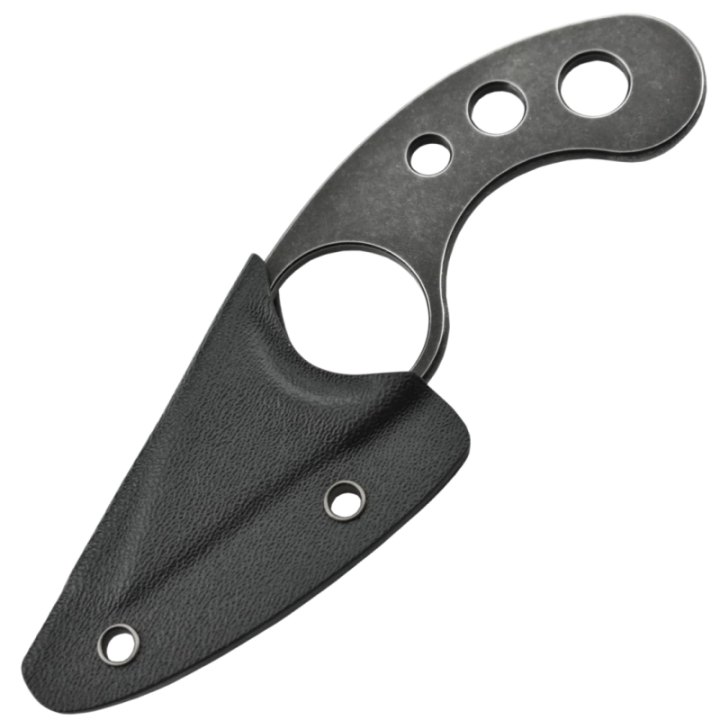 Fred Perrin FPBGK — La Griffe black, acier 440 stonewash, émouture double — vue 2